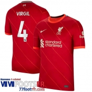 Maillot De Foot Liverpool Domicile Homme 21 22 # Virgil 4
