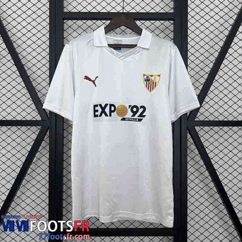 Retro Maillot De Foot Sevilla Domicile Homme 87 90 FG685