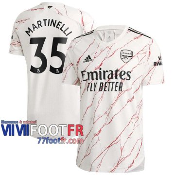 77footfr Arsenal Maillot de foot Martinelli #35 Exterieur 20-21