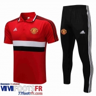 Polo foot Manchester United rouge Homme 21 22 PL196