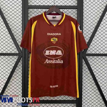 Retro Maillot De Foot Rome Domicile Homme 97 98 FG752