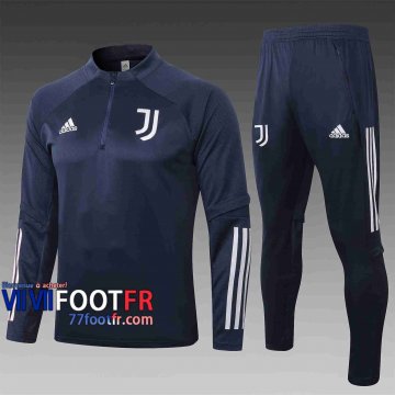 Survetement Foot Juventus 2020 2021 Bleu Grande taille