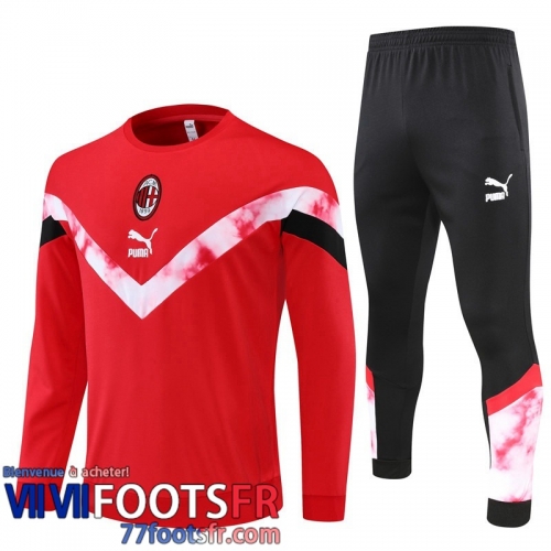 Survetement de Foot AC Milan rouge Homme 22 23 TG309