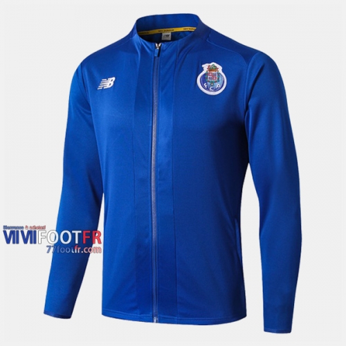 Magasins Veste Foot FC Porto Bleu 2019/2020 Nouveau Promo