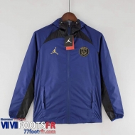 Coupe Vent - Sweat a Capuche PSG bleu Homme 2022 2023 WK149