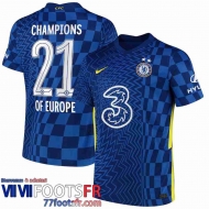 Maillot De Foot Chelsea Domicile Homme 21 22 # Champions of Europe 21