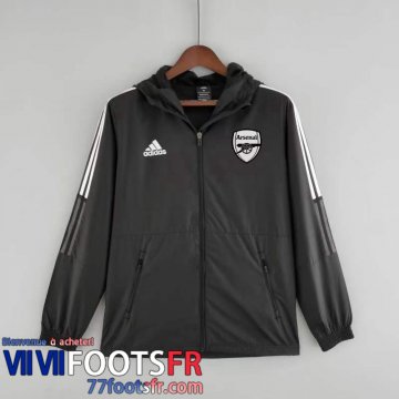 Coupe Vent - Sweat a Capuche Arsenal noir Homme 22 23 WK99