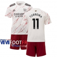 77footfr Arsenal Maillot de foot Torreira #11 Exterieur Enfant 20-21