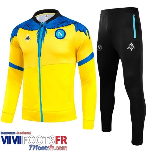 Veste Foot SSC Naples jaune Enfant 21 22 TK157