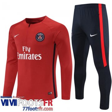 Survetement de Foot PSG rouge Homme 21 22 TG180