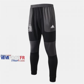 Promo: Les Nouveaux Pantalon Entrainement Foot Juventus Vintage Noir Gris 2020/2021