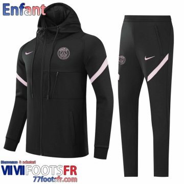 Veste Foot PSG noir Enfant 21 22 TK214