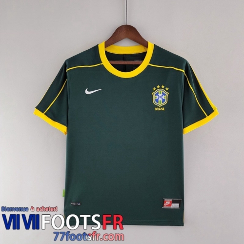 Retro Maillot De Foot Bresil Goalkeeper Homme 1998 FG212