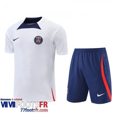 Survetement T Shirt PSG Blanc Homme 2022 2023 TG702