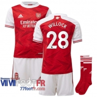 Maillot de foot Arsenal Willock #28 Domicile Enfant 2020 2021