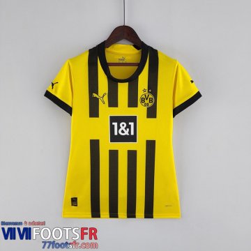 Maillot De Foot Dortmund BVB Domicile Femme 2022 2023 AW55