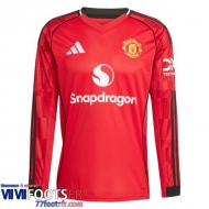 Maillot De Foot Manchester United Domicile Homme Manche Longue 25 26