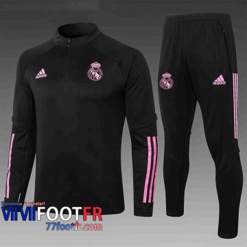 77footfr Survetement Foot Enfant Real Madrid Noir 2020 2021 E509