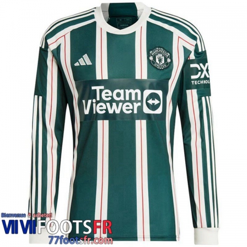 Maillot De Foot Manchester United Exterieur Homme Manche Longue 2023 2024