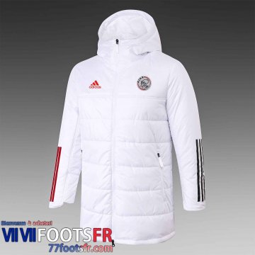 Doudoune Foot AJAX blanche Homme 2021 2022 DD52