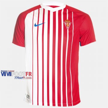 Nouveau Flocage Maillot De Foot Sporting Gijon Homme Domicile 2019-2020 Personnalise :77Footfr