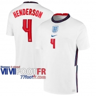 77footfr Angleterre Maillot de foot Henderson #4 Domicile 20-21