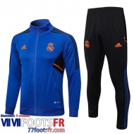 Veste Foot Real Madrid bleu Homme 2022 2023 JK601