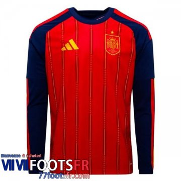 Maillot De Foot Espagne Domicile Homme Manche Longue 2026 World Cup