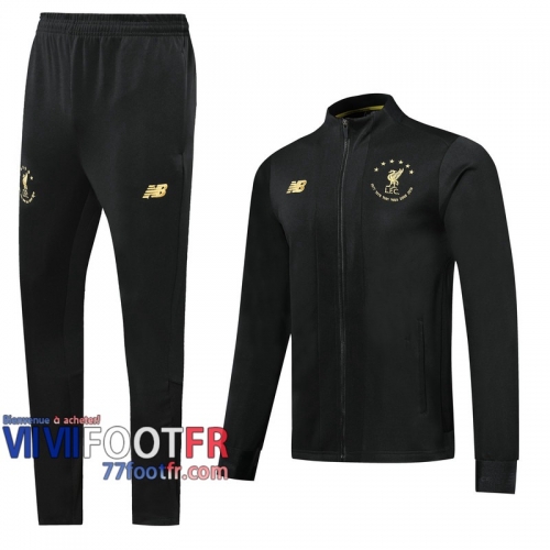 77footfr Veste Foot Liverpool noir - Edition commemorative 2020 2021 J06