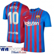 Maillot De Foot Barcelone Domicile Homme 21 22 # Messi 10