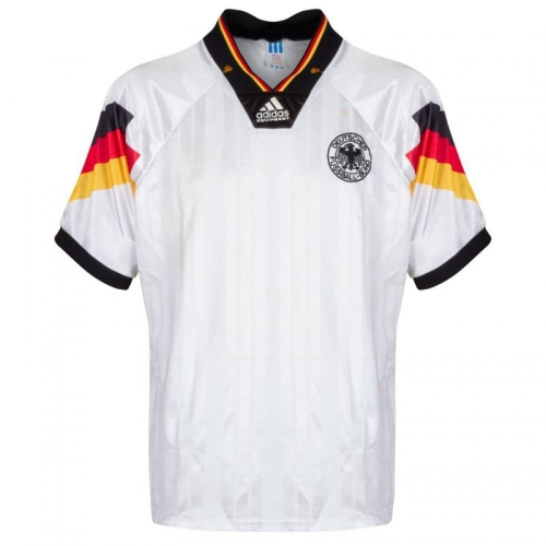 77footfr Retro Maillots foot 1992 Allemagne Domicile