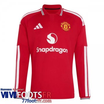 Maillot De Foot Manchester United Domicile Homme Manche Longue 26 27