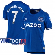 77footfr Everton Maillot de foot Richarlison #7 Domicile Femme 20-21