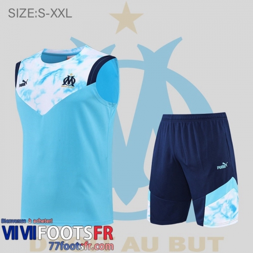 Sans manches Marseille bleu Homme 2022 2023 PL504