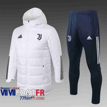 77footfr Doudoune Foot Juventus blanc 2020 2021 H0003