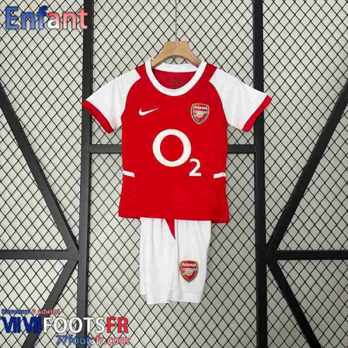 Retro Maillot De Foot Arsenal Domicile Enfant 02 04