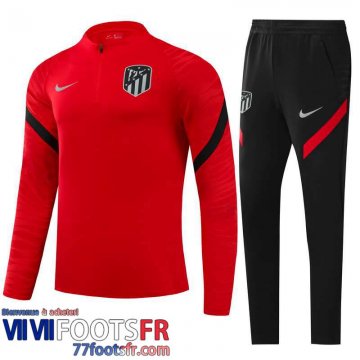 Survetement de Foot Atletico Madrid rouge Homme 21 22 TG194