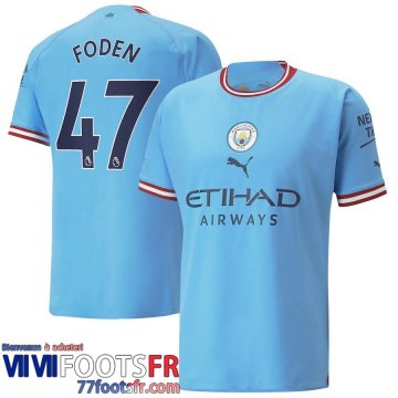 Maillot De Foot Manchester City Domicile Homme 2022 2023 Foden 47