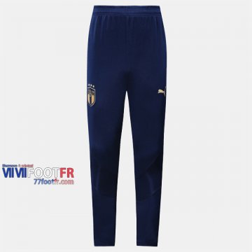 Promo: Nouveaux Pantalon Entrainement Foot Italie Polyester Bleu Jaune 2019/2020