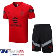 Survetement T Shirt AC Milan rouge Homme 2022 2023 TG648