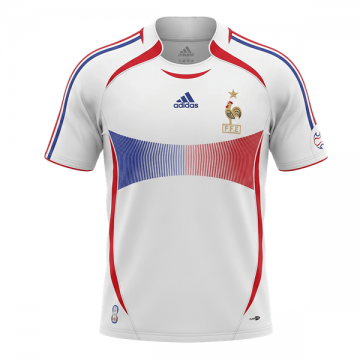 Retro Maillot De Foot France Exterieur Homme 2006 World Cup FGB73