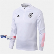 Les Nouveaux Replique Sweatshirt Training Allemagne Blanc Gris 2019-2020