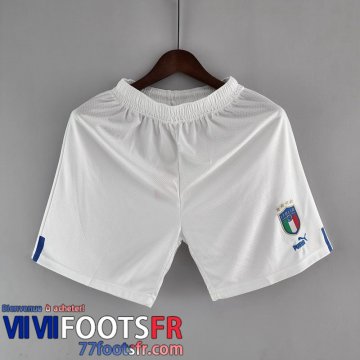 Short De Foot Italy Blanc Homme 2022 DK171