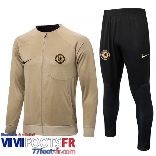 Veste Foot Chelsea Kaki Homme 2022 2023 JK605