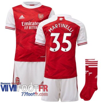 Maillot de foot Arsenal Martinelli #35 Domicile Enfant 2020 2021