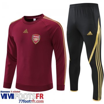 Survetement de Foot Arsenal rouge Homme 21 22 TG219