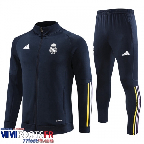 Veste Foot Real Madrid bleu marine Homme 2023 2024 B35