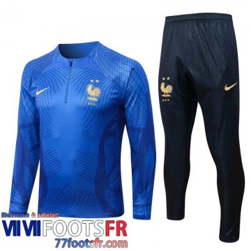 Survetement de Foot France bleu Homme 22 23 TG344