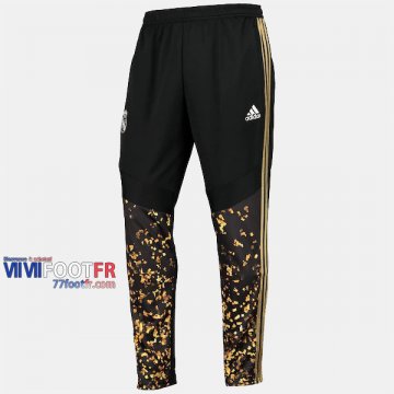 Nouveau Pantalon Entrainement Foot Real Madrid Adidas × Ea Sports™ Fifa 20 Coton Noir Jaune 2019/2020