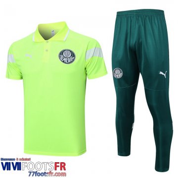 Polo foot Palmeiras vert fluorescent Homme 2023 2024 PL671
